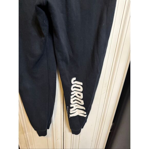 Jordan Men's Flight MVP Drawstring Fleece Jogger Sweatpants Black Size Small - Picture 12 of 14